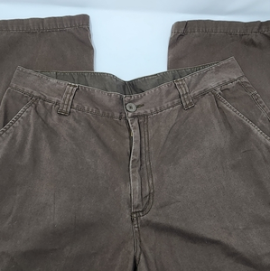 The North Face Men's Brown Khaki Cotton‎ Pants 36 Short
